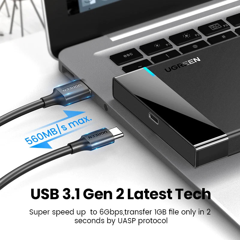 2.5" 6Gbps 10TB High Speed External Case Hard Drive Enclosure