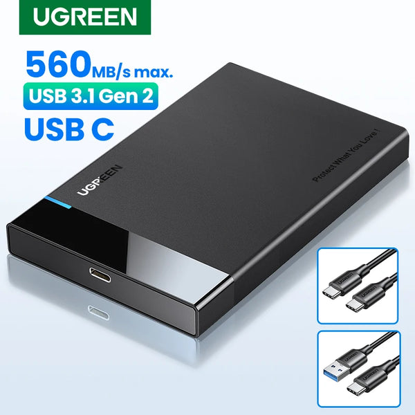 2.5" 6Gbps 10TB High Speed External Case Hard Drive Enclosure