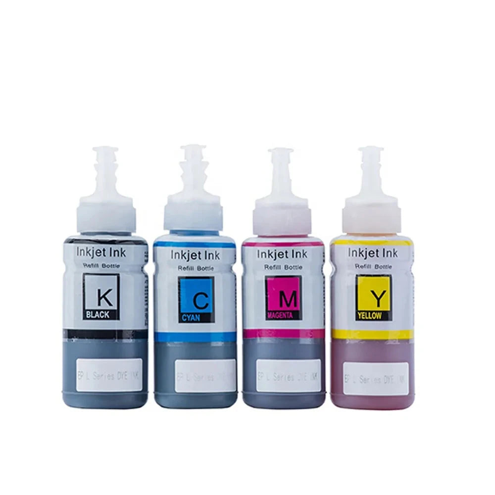 100ml T6641-4 Compatible Refill Ink Bottle For Epson L100 L110 L120