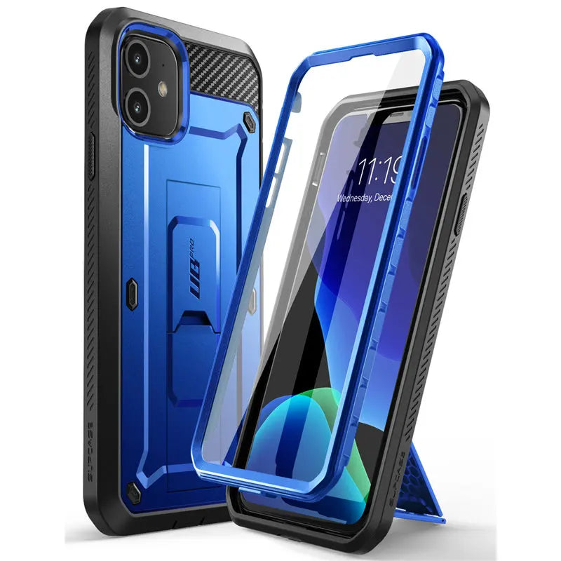 Polycarbonate Full-Body Rugged Holster Bumper Case For iPhone 11