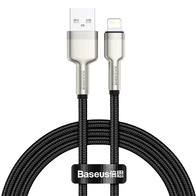 Braided Nylon Portable Fast Mobile Charging Cable For iPhone