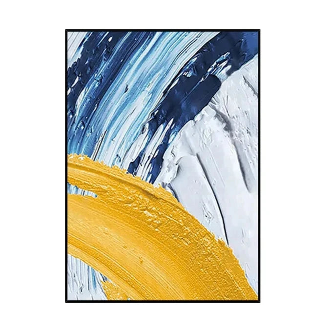 100% Canvas Modern Abstract Handmade Elegant Artwork Oil Painting