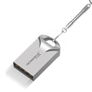 128GB Metallic USB 2.0 Rectangle Shaped Memory Stick Pen Drive