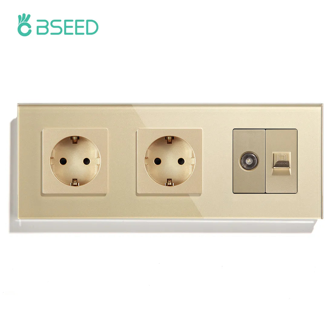 Bseed 16A Glass Panel Wireless WIFI Control Smart Power Socket