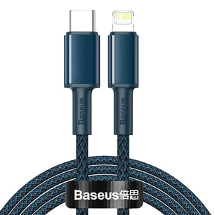 Nylon Braided Zinc Alloy Portable Fast Charging Cable For iPhone