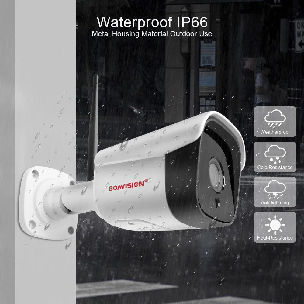 Boavision 5MP Night Vision High Speed Auto Tracking Bullet Camera