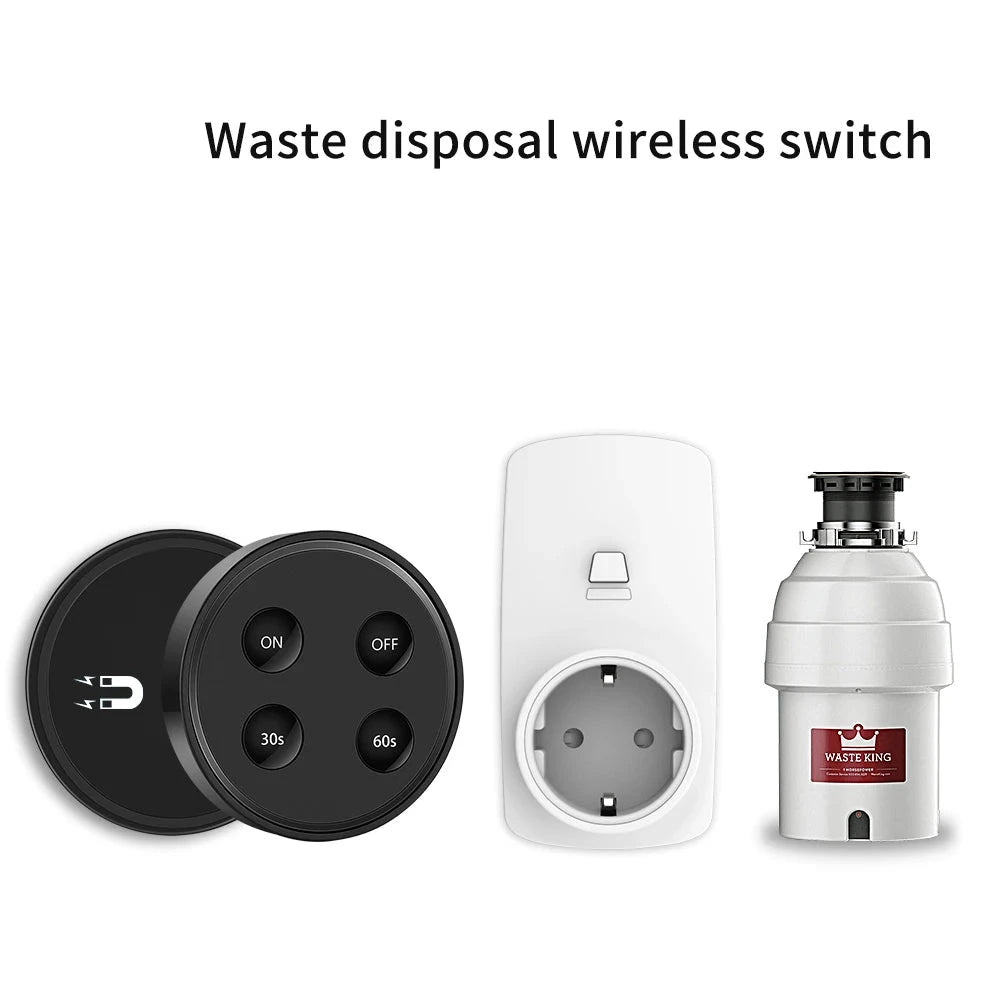 LoraTap 16A Plastic Smart Remote Control Garbage Disposal Switch