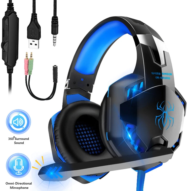 Plastic Wired-Compatible Comfortable Premium Gaming Headset