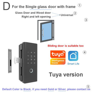 RayKube Aluminium Alloy Fingerprint Digital Smart Door Lock