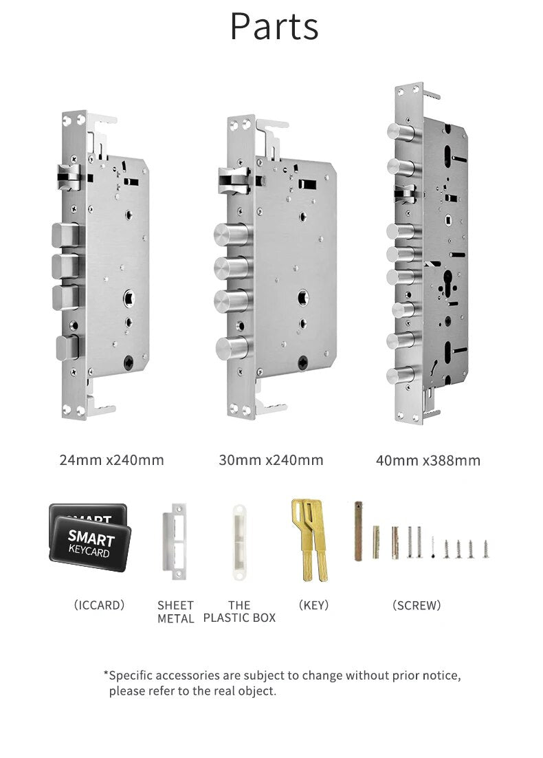 RayKube Stainless Steel Fingerprint Digital Smart Door Lock