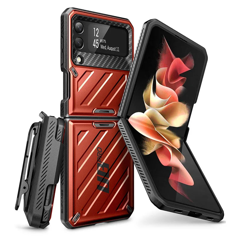 Polycarbonate Full-Body Rugged Case For Samsung Galaxy Z Flip 3