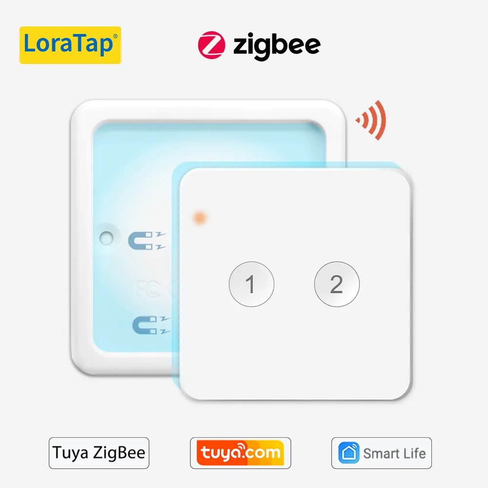 LoraTap Plastic Panel Wireless Voice Control Wall Mounted Switch