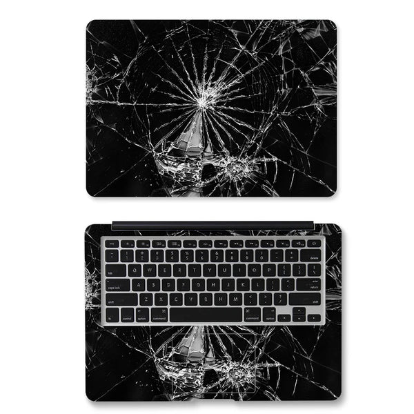 PVC Protective Broken Pattern Laptop Skin Cover