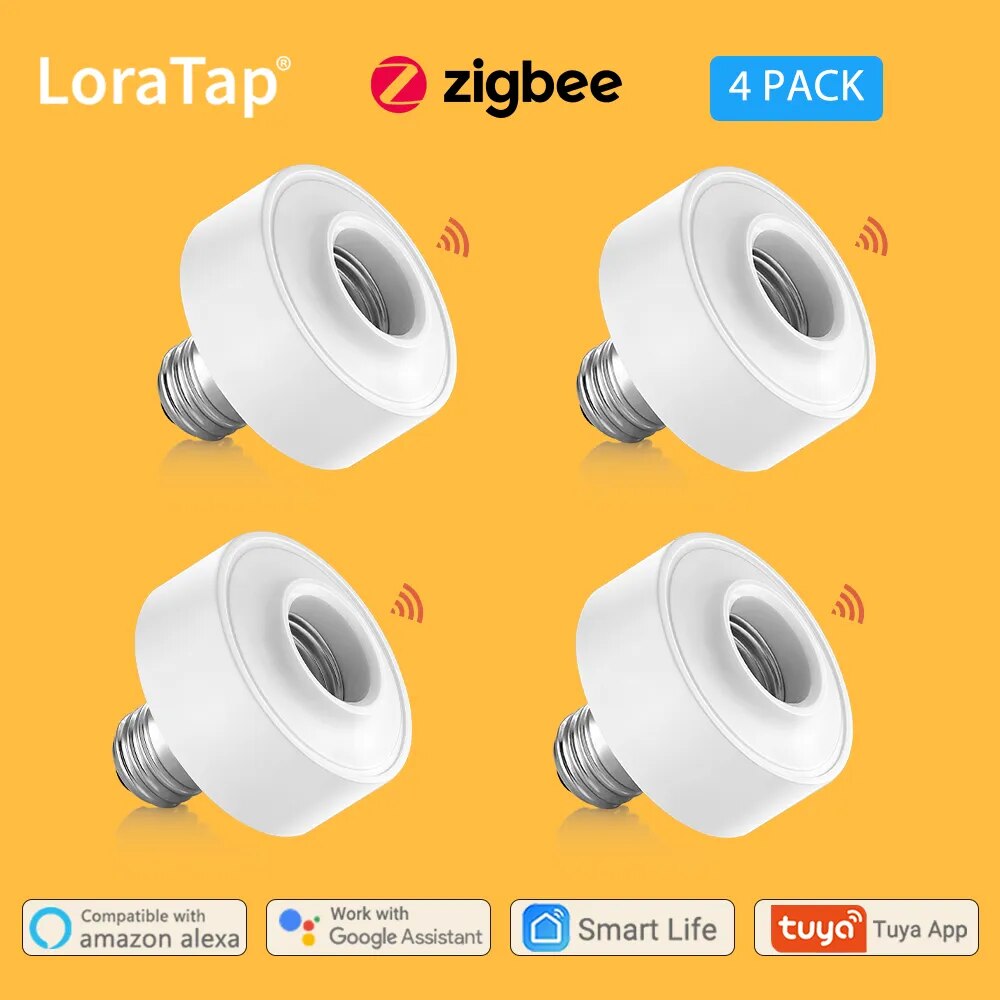 LoraTap 2.5A 30 Watt Plastic Remote Control Portable Lamp Holder