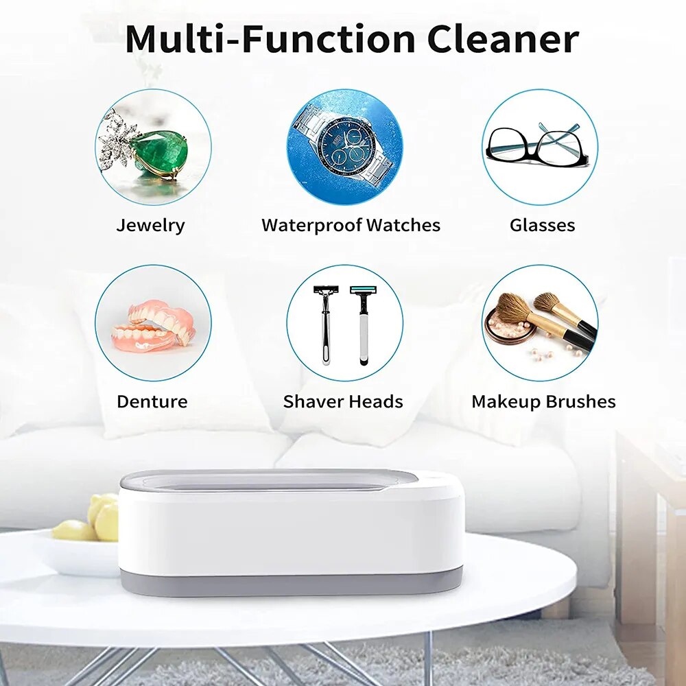 12V Portable Mini Professional Jewelry Bubble Cleaner