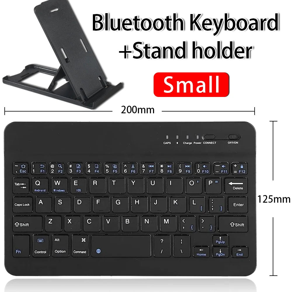 Plastic Wireless Bluetooth 3.0 Rechargable Portable Keyboard