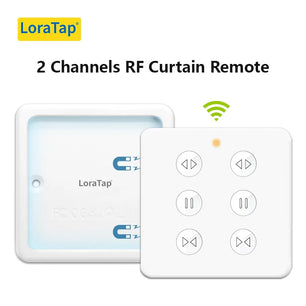 LoraTap 3A Plastic 4th Generation Remote Control Blinds Curtain Switch