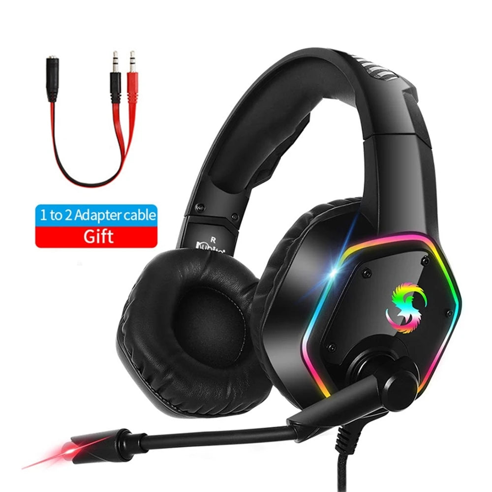 Plastic Wired-Compatible Comfortable Premium Design Gaming Headset