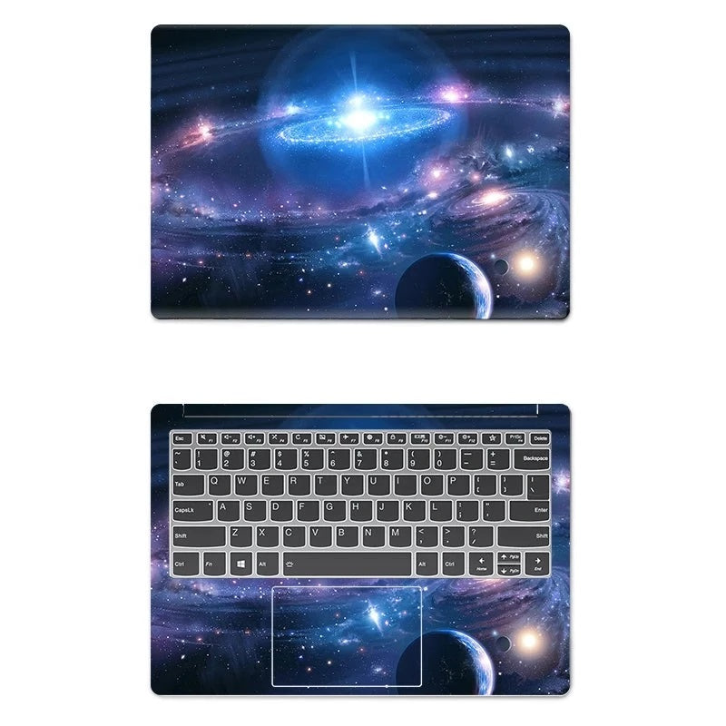 PVC Protective Galaxy Pattern Laptop Skin Cover