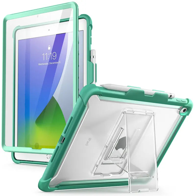 Polycarbonate Full-Body Kickstand Bumper 10.2 Inches Case For iPad