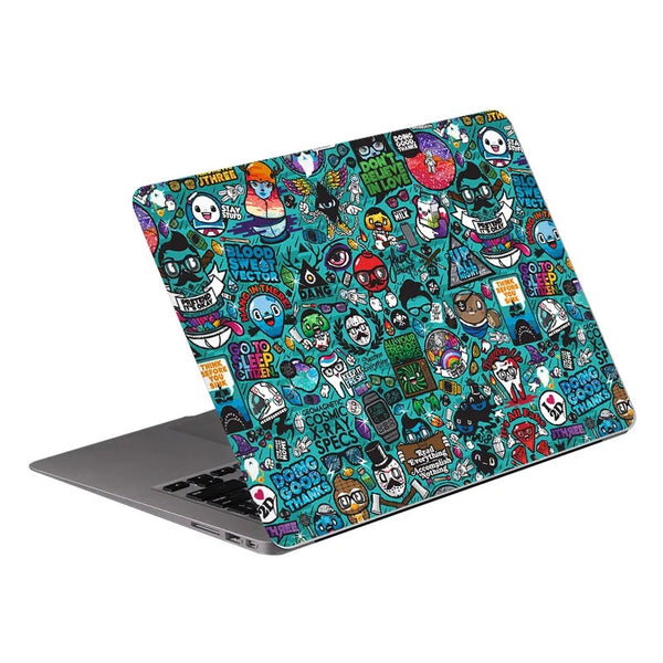 PVC Protective Graffiti Pattern Laptop Skin Cover