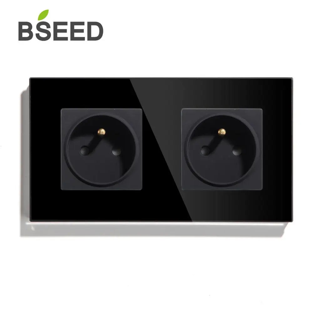 Bseed 16A Glass Panel Wireless WIFI Control Smart Power Socket