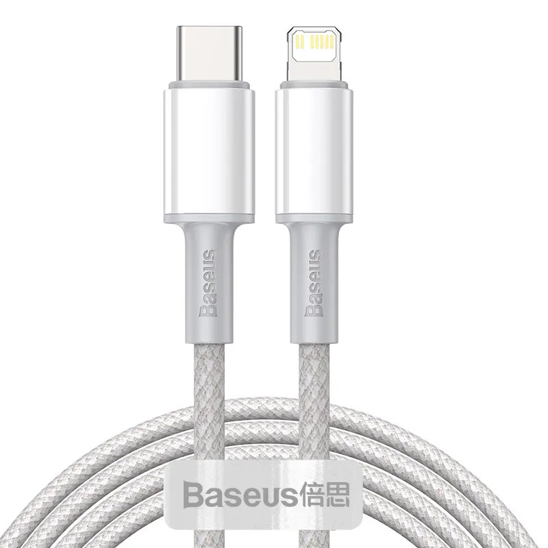 Nylon Braided Zinc Alloy Portable Fast Charging Cable For iPhone