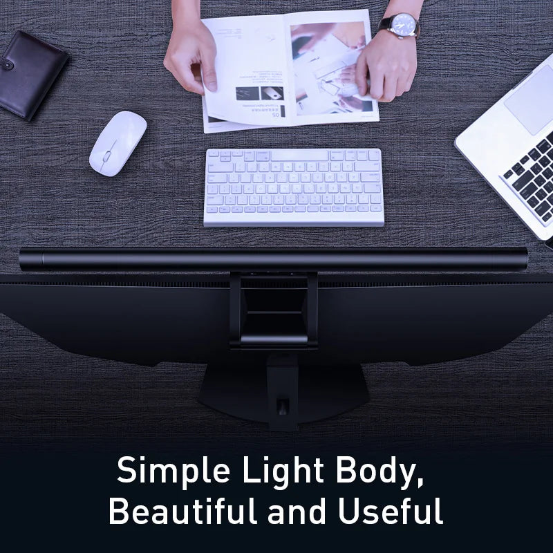 Aluminum Alloy Computer Screen Hanging USB LED Light For Desktop