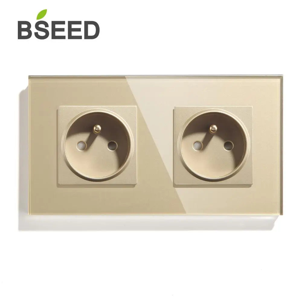 Bseed 16A Glass Panel Wireless WIFI Control Smart Power Socket