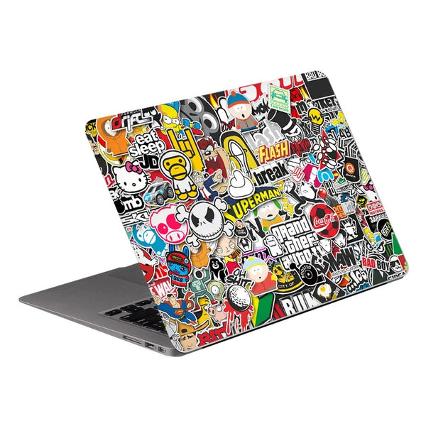 PVC Protective Graffiti Pattern Laptop Skin Cover