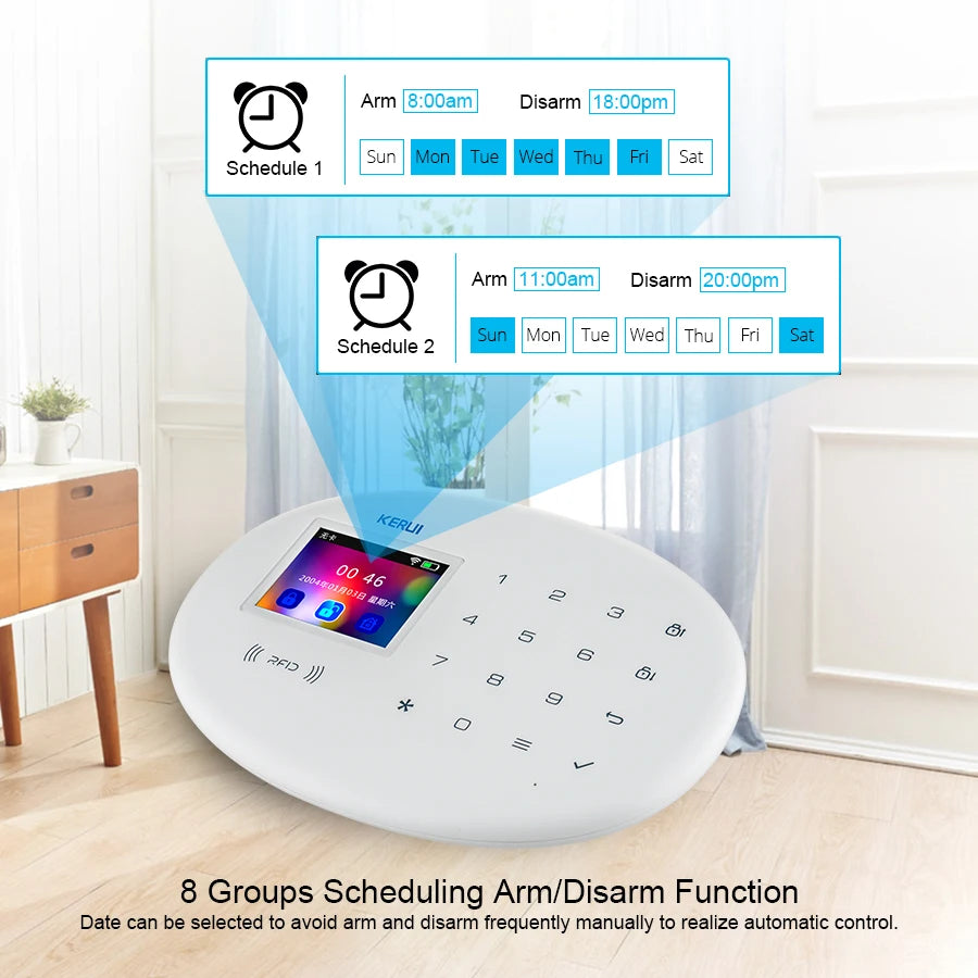 Kerui Plastic Smart Wireless Home Door Windows Security Sensor Kit