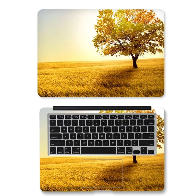 PVC Protective Sky Pattern Laptop Sticker Skin Cover