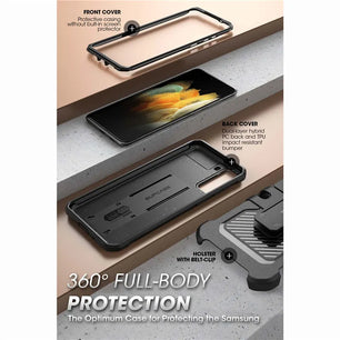 Polycarbonate Full-Body Rugged Case For Samsung Galaxy S21 Plus