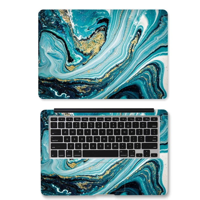 PVC Protective Abstract Art Pattern Laptop Skin Cover