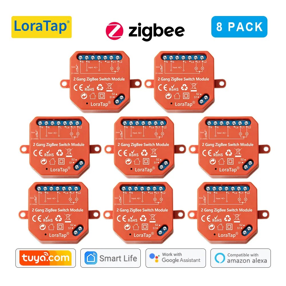 LoraTap 5A Plastic Remote Control Light Switch Relay Module