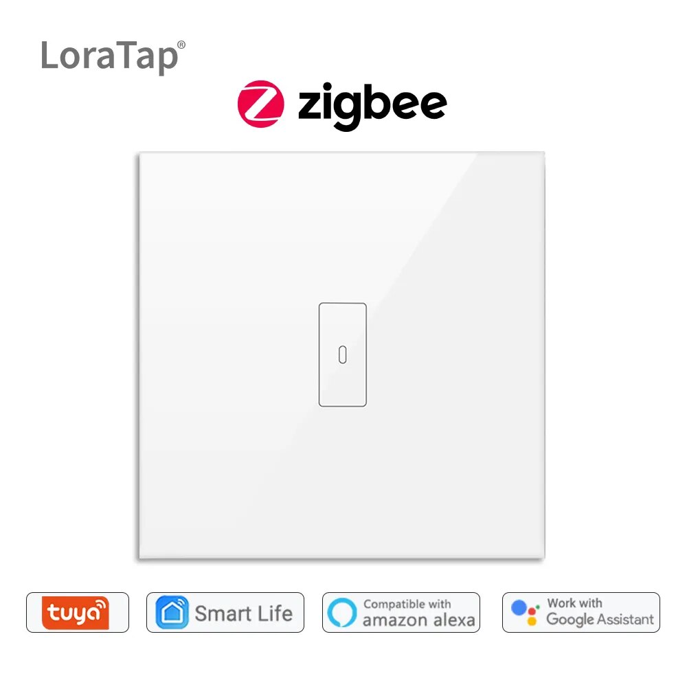 LoraTap 20A Plastic Panel Voice Control Water Heater Wall Switch