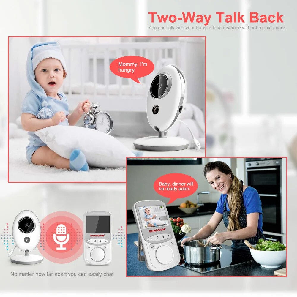 Boavision 50m Wireless Night Vision Baby Monitor Security Camera