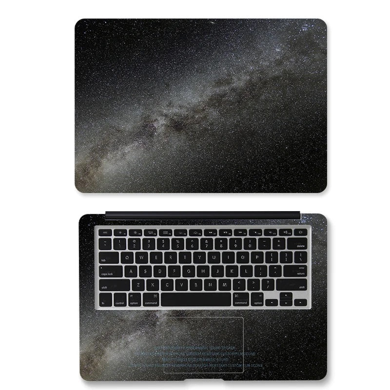 PVC Protective Galaxy Pattern Laptop Skin Cover