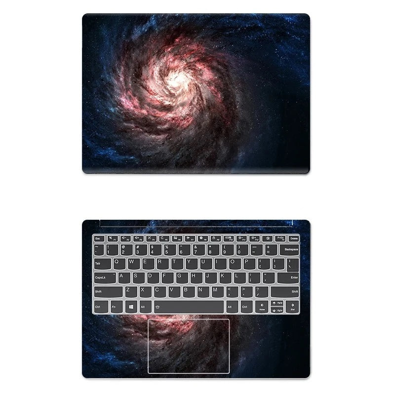 PVC Protective Galaxy Pattern Laptop Skin Cover