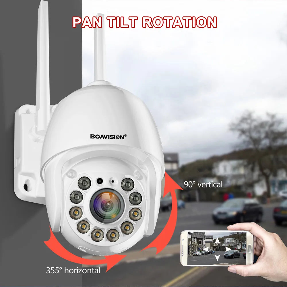 Boavision 2MP Night Vision Waterproof High Speed Dome Camera