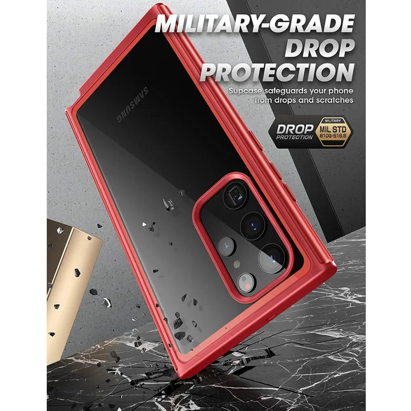 Polycarbonate Full-Body Rugged Case For Samsung Galaxy S22 Ultra