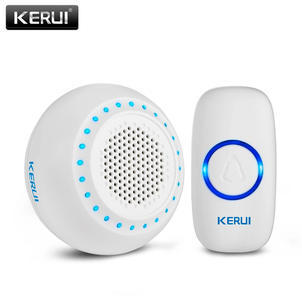 Kerui Plastic Wireless Waterproof Battery Cordless Remote Doorbell