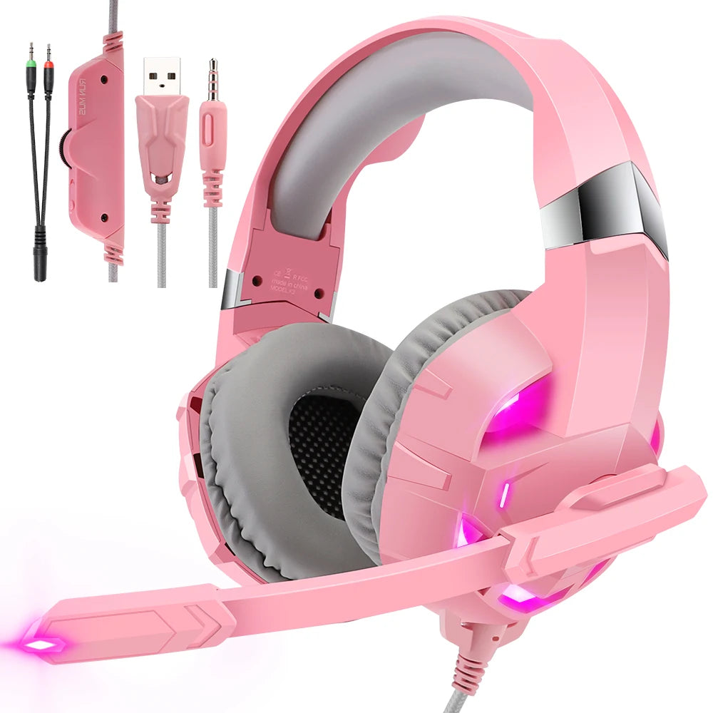 Plastic Wired-Compatible Comfortable Premium Design Gaming Headset