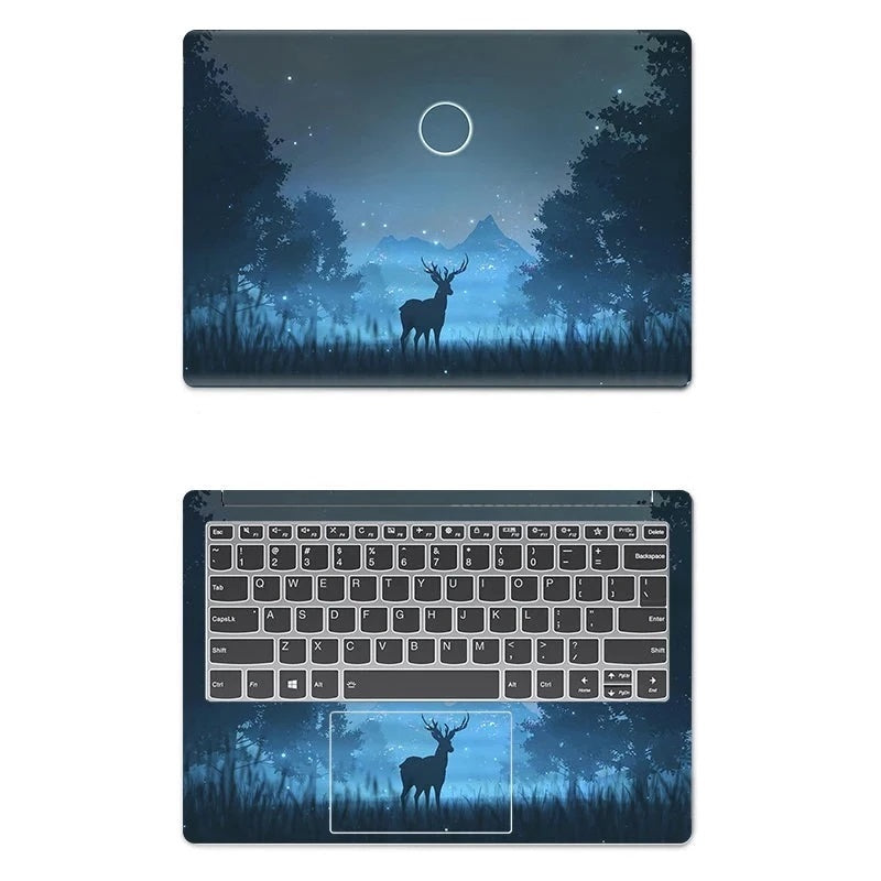 PVC Protective Sky Pattern Laptop Sticker Skin Cover