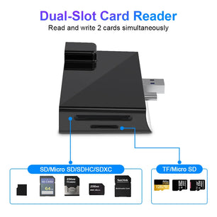 7 Ports Aluminum Alloy USB 3.0 Splitter Docking Station Hub