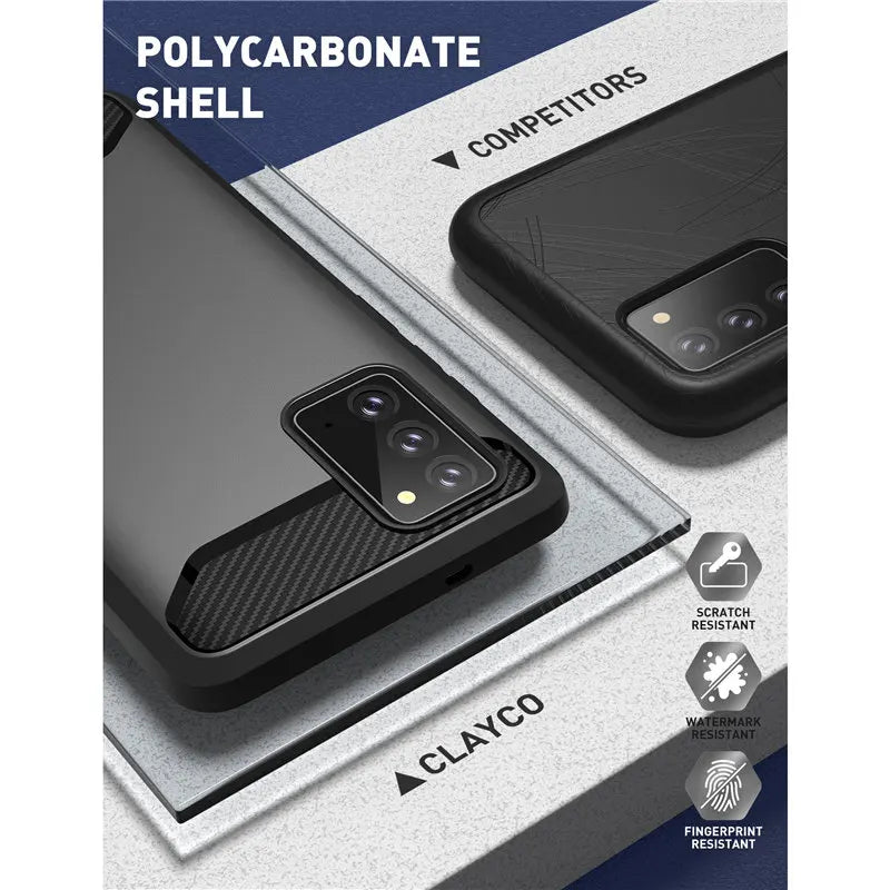 Polycarbonate Full-Body Rugged Case For Samsung Galaxy Note 20