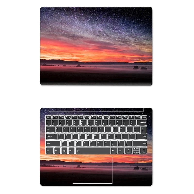 PVC Protective Galaxy Pattern Laptop Skin Cover