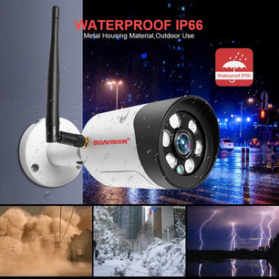 Boavision 5MP Night Vision Waterproof High Speed Bullet Camera