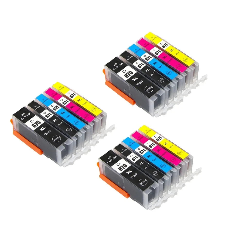 PGI-670 CLI-671 Ink Cartridge For Canon PIXMA MG5760 MG5765