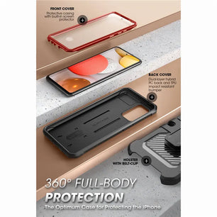 Polycarbonate Protective Half-Wrapped Case For Samsung Galaxy A72